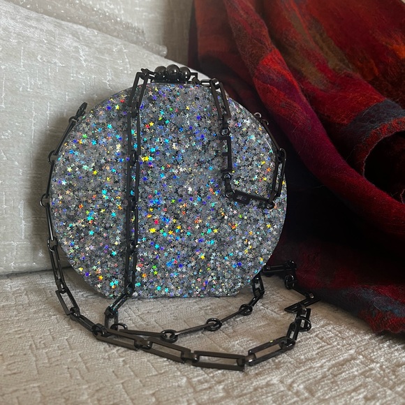 Edie Parker Oscar Half Moon Clutch - Picture 2 of 4